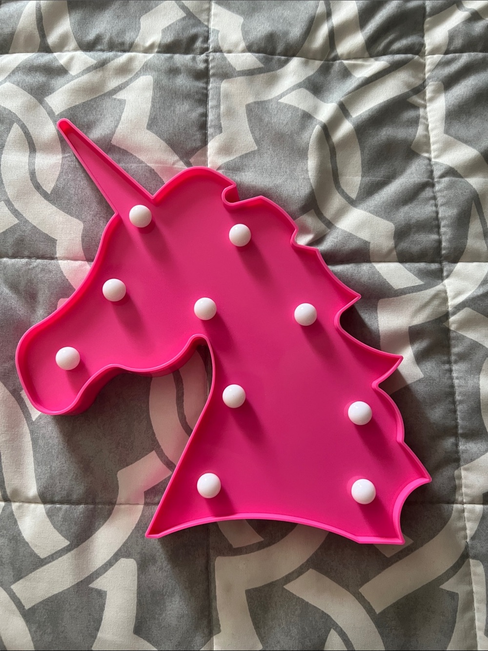 Pink Unicorn Marquee Light